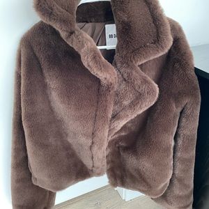 Revolve | BB Dakota | Brown Teddy Coat